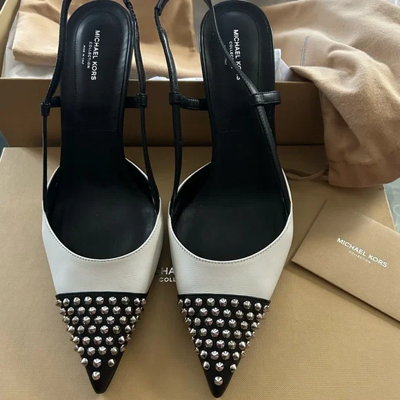 Michael Kors Collection Eloise Studded Pumps / Heels - Picture 3 of 13